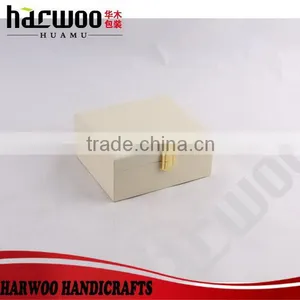 Square Fancy Leather Black Paper Gift Boxes thumbnail-3