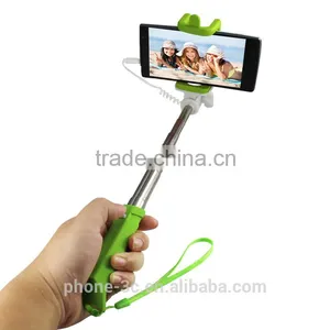 2016 Celular Android Holder Wired Selfie Stick Headphone Cable Control Promotional Gifts Smartphone Monopod thumbnail-4