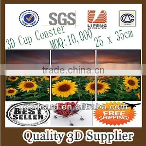 Guangzhou Lifeng Paper Coaster, 3D Cup Coaster,cheap Coaster thumbnail-1