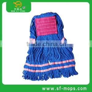 D004 Loop End Disposable Cotton Washable Mop Heads thumbnail-6
