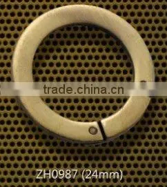 Zinc Alloy Screw Ring for Bag thumbnail-1