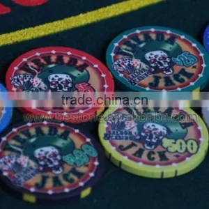 Professional Skull Flush Poker Chips thumbnail-2