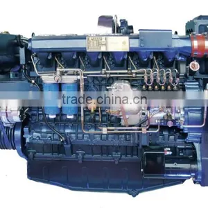 Weichai Wp12C400 Marine Diesel Engine With Gearbox 400HP Quality Choice thumbnail-1
