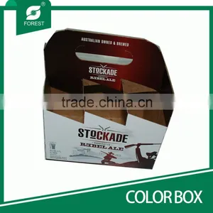FREE SAMPLE CORRUGATED COLOR HOLDERS FOR PACKING MILK WITH HANDLE thumbnail-1