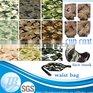 Camouflage Color Neoprene Fabric for Waterproof Neoprene Clothing thumbnail-1