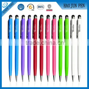 2 in 1 Promotional Metal Stylus Pen Touch Screen Ballpoint Pen Printed Customized Logo on Stylus Pen thumbnail-3