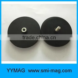 Multi-poles Rubber Covered Neodymium POT Magnet For Taxi Signs thumbnail-4