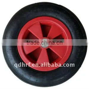 Wheelbarrow Solid Tire With Metal Rim thumbnail-3