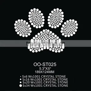Shinning Clear Cat Paw Print Design Scooter Stickers thumbnail-1