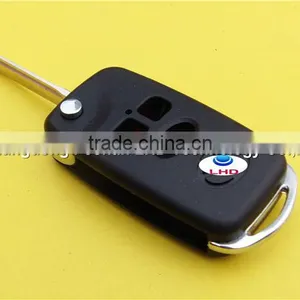 Upgraded 3 Buttons Folding Car Key Flip Remote Key Shell Fob Case for Toyota Corolla Vios thumbnail-5