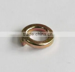 DIN127 Yellow Zinc Spring Washers thumbnail-2
