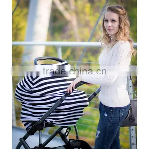 Hot Sale Cheap Cotton Baby Car Seat Covers Nursing Cover thumbnail-2
