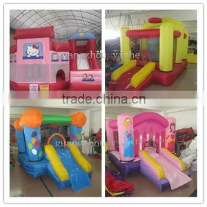 2015 Hot Sale New Design Popular for Kids Cartoon Inflatable Jumper Bouncer House Castle Game Mini Cute Bouncer thumbnail-1