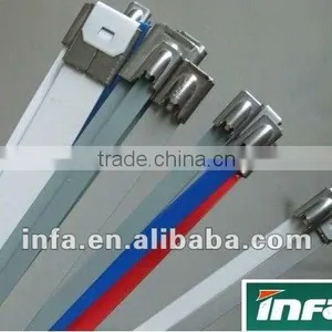 Plastic Sprayed Stainess Steel Cable Tie thumbnail-1