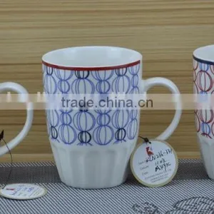 14OZ Coffee Shop Design Fully Decal Printed, Shiny Surface New Bone China Mug, KL5001-1065 thumbnail-2