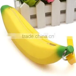 New StyleBanana Shaped Silicone Pencil Case/cute Cheap Pencil Cases/silicone Rubber Pencil Case thumbnail-4