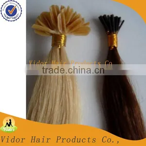 Quality U Tip Hair Keratin Brazilian Hair Extension thumbnail-1