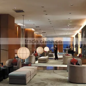 Star Hotel Lobby Sofa Stool With Coffee Table IDM-L001 thumbnail-1