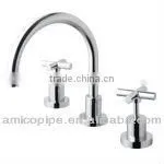 Amico Deck Mounted Three Hole Bathtub Mixer thumbnail-1