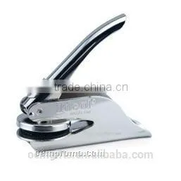 Ideal Round Pocket Size Chrome Embossing Seal thumbnail-6