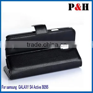 Top-grade Wearproof Leather Case for Samsung S4,Newest Eco-friendly Design for Samsung Galaxy s4 Mini Case thumbnail-2