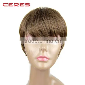 Lady's Fashion Heat Resistant Synthetic Wigs Wholesale New Popular Style Female Elegant Wigs Wavy Synthetic Wig Cap thumbnail-2
