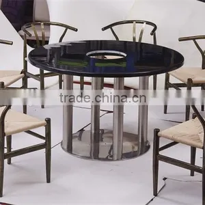 Antique Style Metal Material Dining Chair Y Shape Chair for Restaurant thumbnail-6