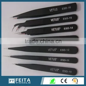 ESD Series Stainless Steel Tweezers/Manufacture High Temperature Resistance ESD Tweezer thumbnail-2