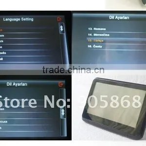 New Arrive Cheapest 4.3" Car GPS 4GB +128RAM+800MHZ Load New 3D Map 4.3 Inch Gps Tracker thumbnail-5