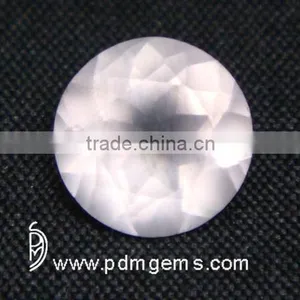 Rose Quartz Round Cut For Platinum Jewelry From Wholesaler thumbnail-1