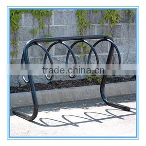 High and Low Profile Standing Bike Rack/Floor-Mounted Bike Rack thumbnail-1