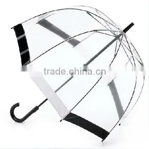 23''*8K Clear PVC Umbrella,Umbrella PVC ,Transparent Dome Umbrella thumbnail-2