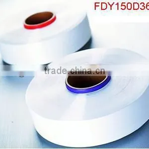 100% Polyester Pet Chips FDY(Fully Drawn Yarn) Semi-dull 140D36F thumbnail-1