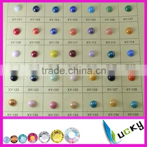 Hot Fix Ceramic Half Round Dome Hot Fix Dome Studs Hot Fix Rhinestuds thumbnail-1