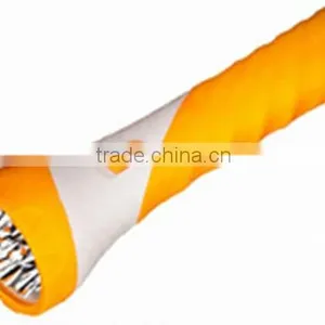 9LED Plastic Rechargeable Flashlight thumbnail-1