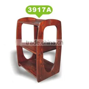 3917A Hand Trolley Hair Salon Trolley Wood Beauty Salon Trolley Cart Salon Trolley thumbnail-1