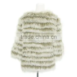 Luxury Natural Raccoon Fur 100% Real Fur Coat For Fashion Girls Lady Winter KZ14134 thumbnail-3