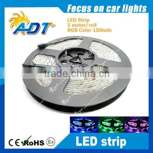 Hot Sale Waterproof 12V 5M 5050 150led Flexible Strip With White, Warm White, Green, Blue, Red, Yellow, RGB thumbnail-1