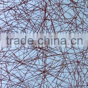 Recycled Criss Cross Decoration Material Translucent Resin Panel thumbnail-1