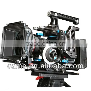 Wieldy DSLR Rig 19mm Mattebox Follow Focus Protection Cage for Blackmagic BMCC thumbnail-1