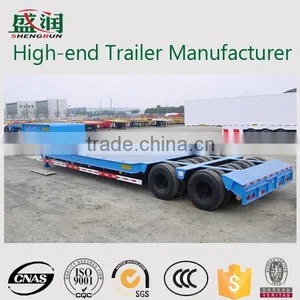 Low Bed Truck Semi Trailer,Lowbed Semi Trailer For Transport Heavy Cargo And Excavator (demension Optional) thumbnail-1