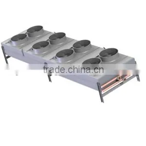 China Finned Tube Water to Air Heat Exchanger With Fan thumbnail-1