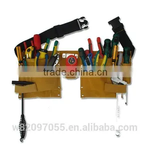 New 10 Pocket Pouch Tool Waist Belt Bag Electrician Carpenter Contractor Construction thumbnail-3