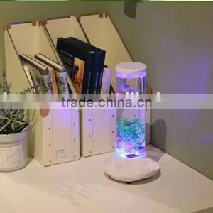 Voice Control LED Pretty Fish Tank Wireless Bluetooth Speaker With Radio thumbnail-5
