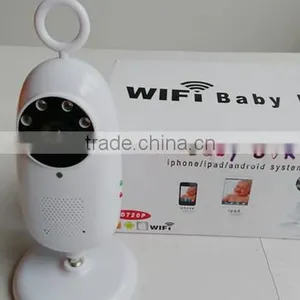 Wi-Fi Baby Camera Monitor Wholesale White Color Top Qulity HD 720P Monitor IR Digital Baby Monitor thumbnail-3