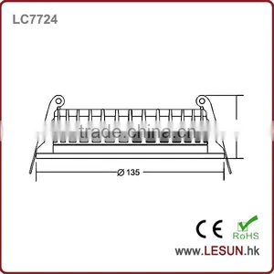 High Quality 7W12W/18W Led Downlight Ultraslim LC7724 thumbnail-2