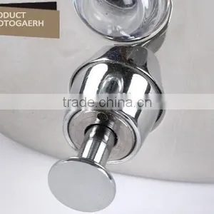 Automatic Wall Mounted Stainless Steel Liquid Manual Soap Dispenser thumbnail-5