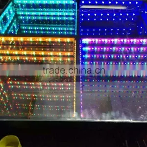 Newest Popular LED Rechangeable Glass Dance Floor Tile thumbnail-3