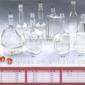 300ml High Quality and Distinctive Clear Glass Wine Bottle Alcohol Bottle/Spirit Bottle thumbnail-1