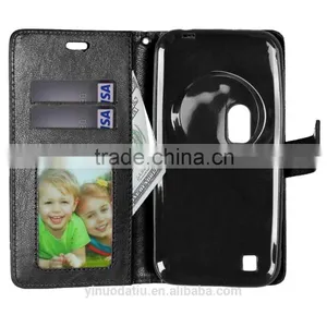 Hot Sale PU Leather Mobile Phone Flip Wallet Kickstand Case for ASUS Zenfone ZOOM ZX551ML thumbnail-1